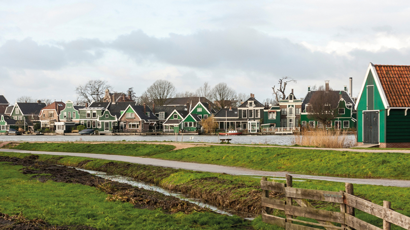 Groene huisjes in de gemeente Zaanstad