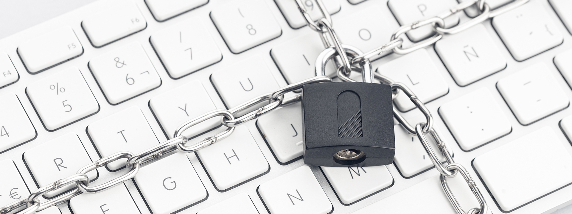 Toetsenbord met slot en chain