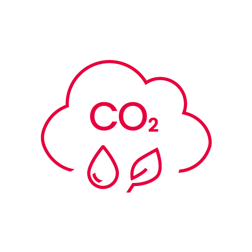 Icoon CO2 uitstoot