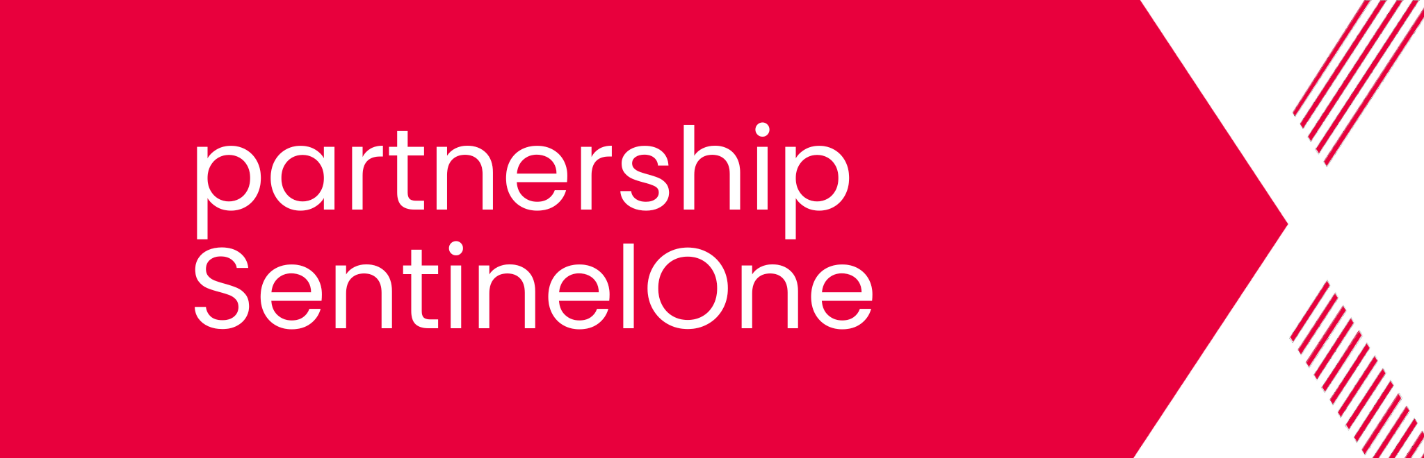 Banner met partnership SentinelOne erop