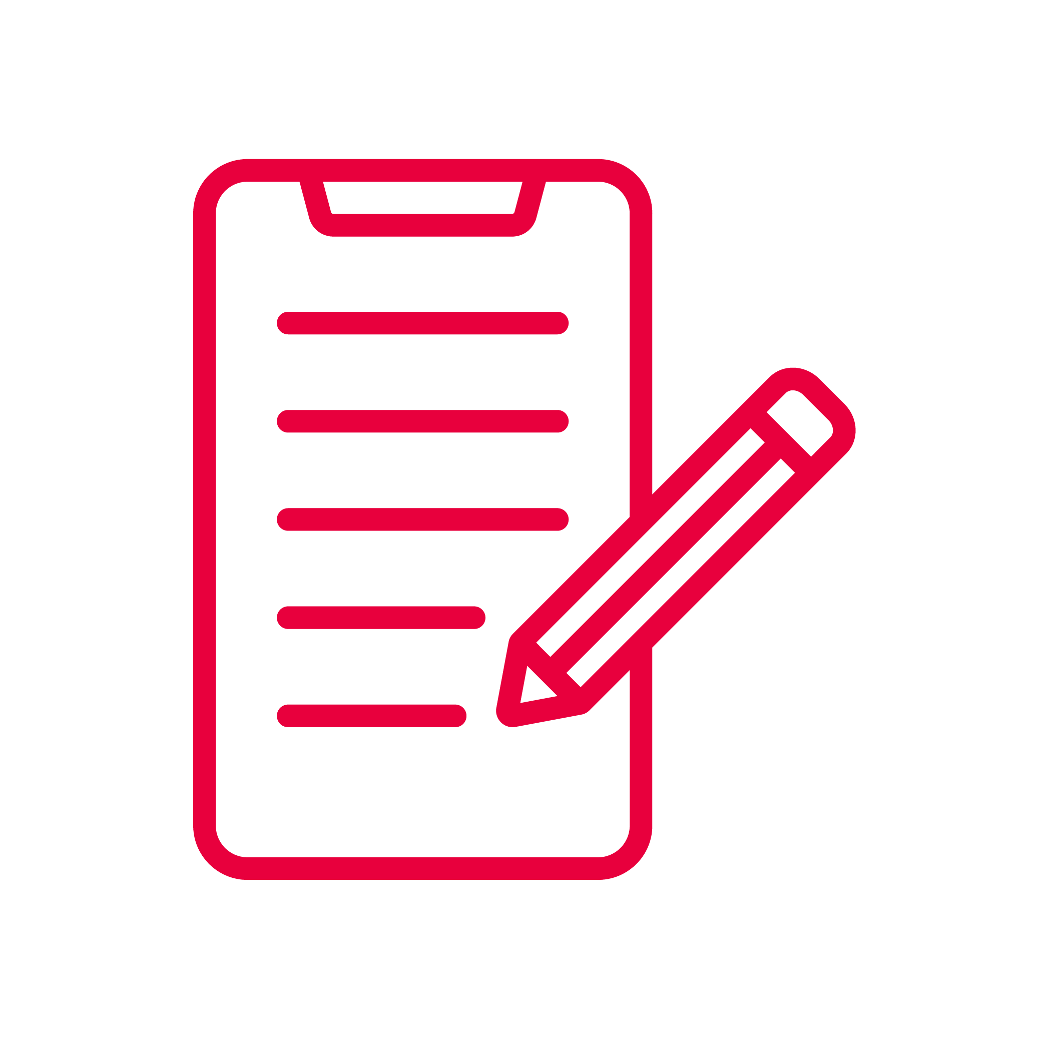 Een kladblok met pen om notities te maken