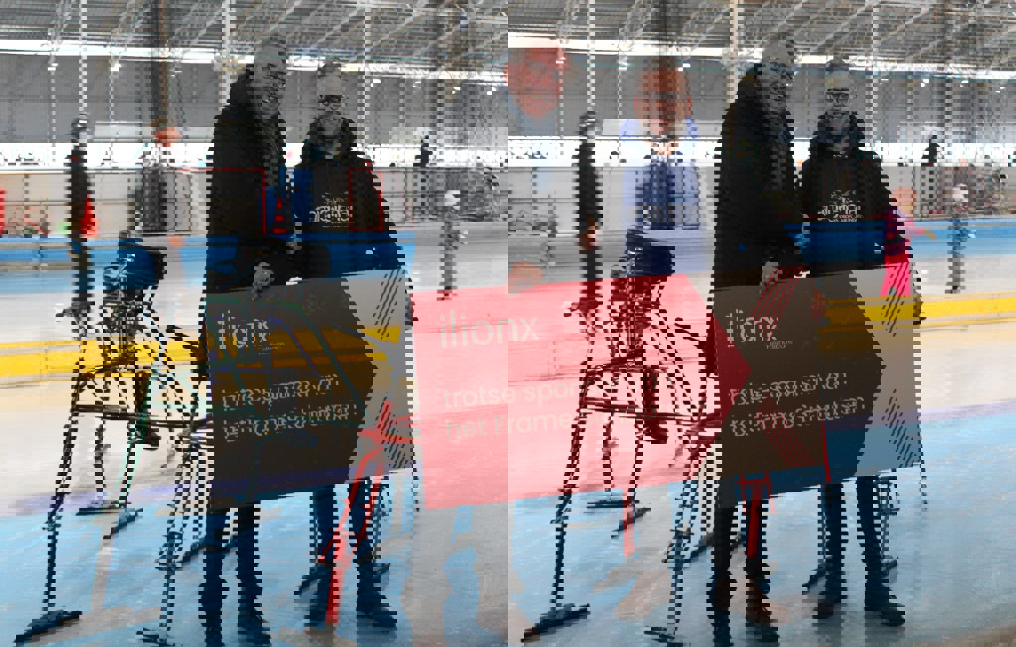 ilionx trotse sponsor van frame schaatsen banner