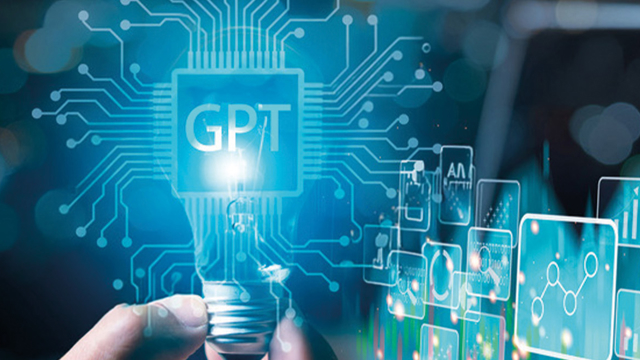 ChatGPT scherm met een gloeilamp 