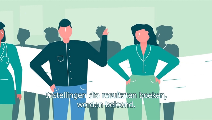 Twee geanimeerde personen