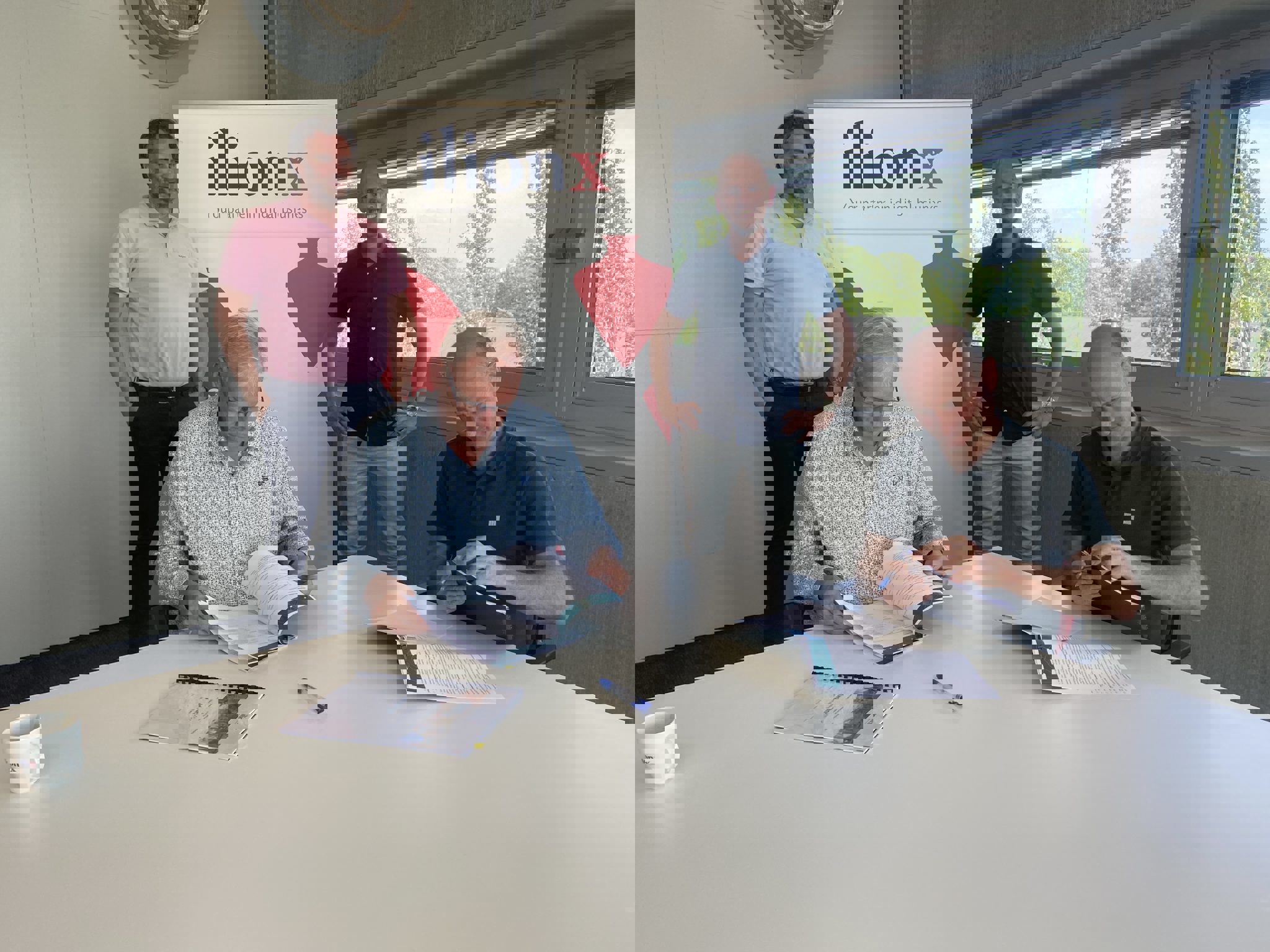 ilionx en Kwadrantgroep aan tafel