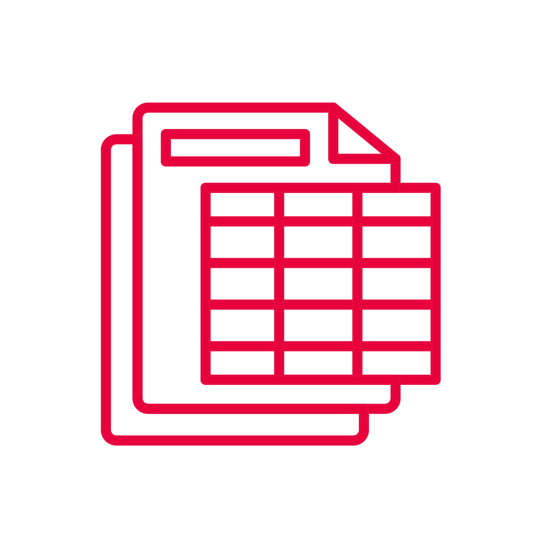 Spreadsheets van Excel