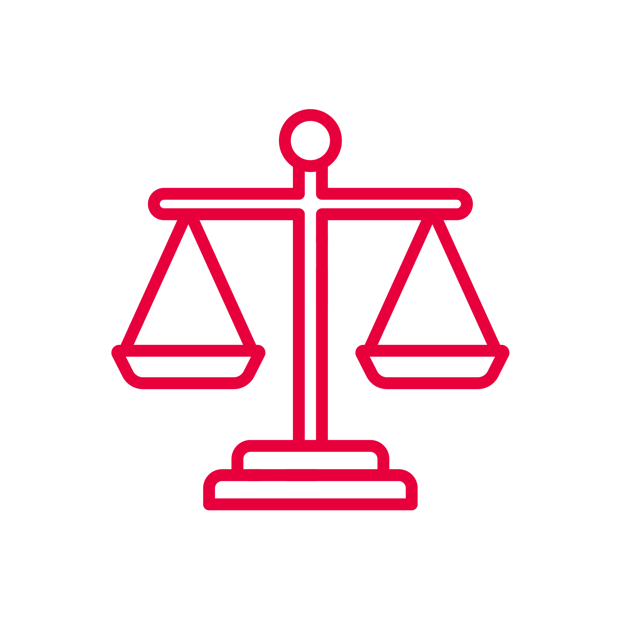 Een balans weegschaal