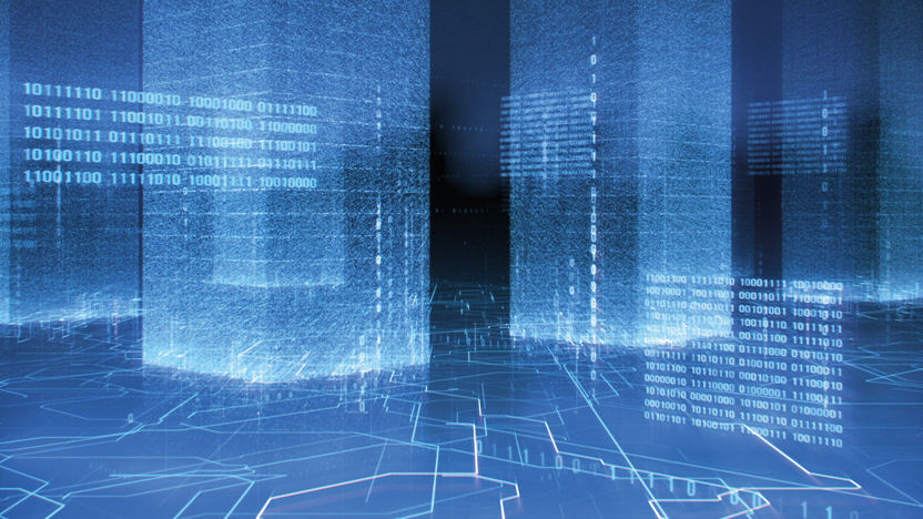 Dimensies met lijnen van een netwerk