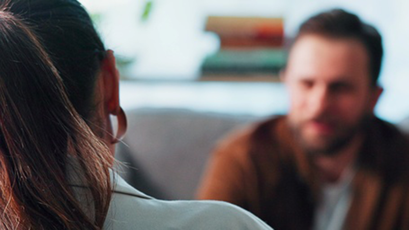 Mesdag gesprek tussen man en vrouw