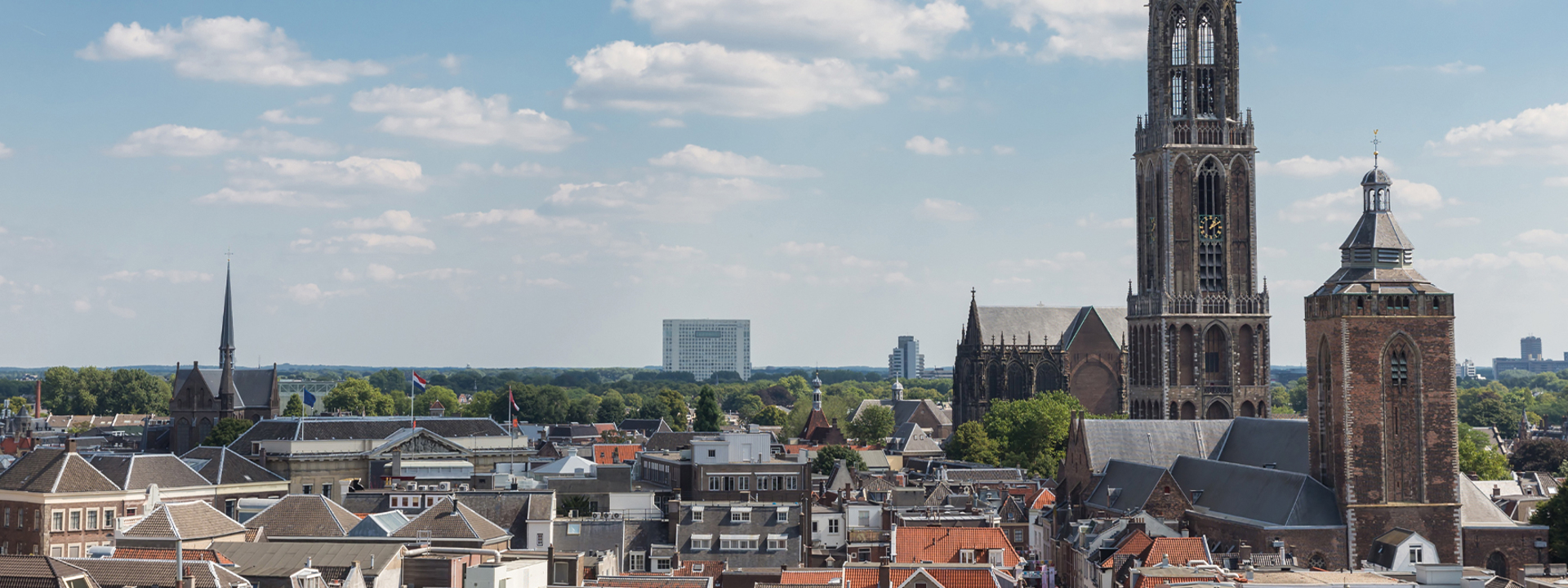 De domtoren in gemeente Utrecht