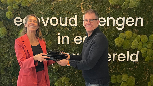 Merit van Breukelen, directeur bij stichting Allemaal Digitaal en Rolf Backus, IT Manager bij ilionx