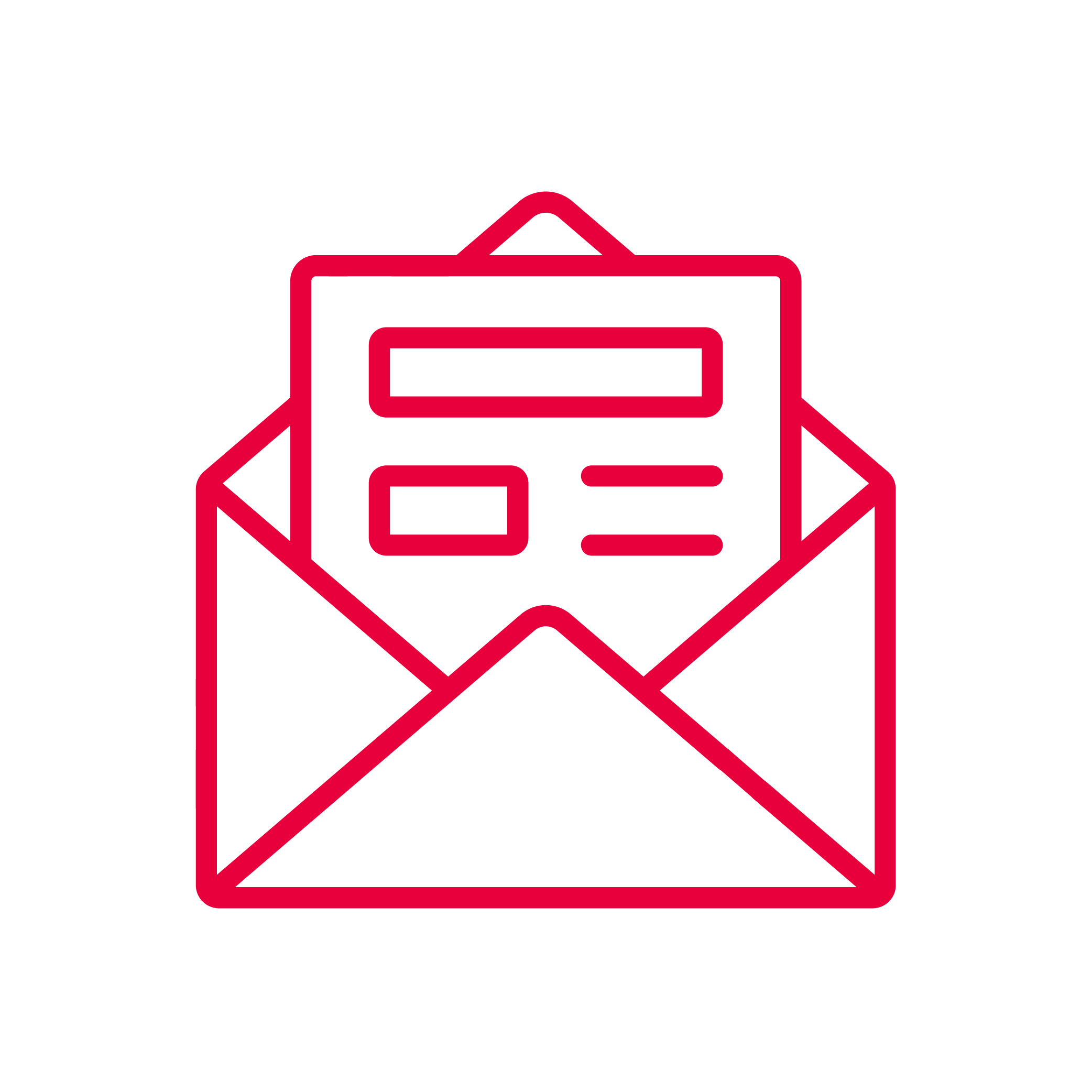 Een envelop met daaruit een nieuwsbrief