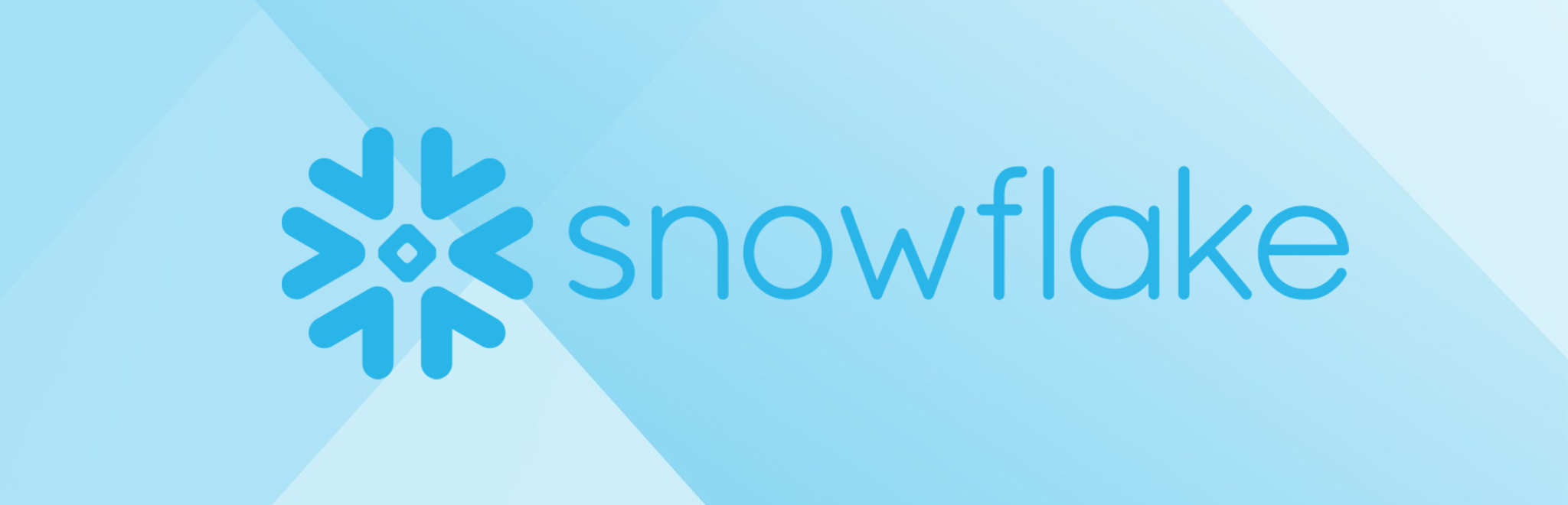 Header met logo van Snowflake